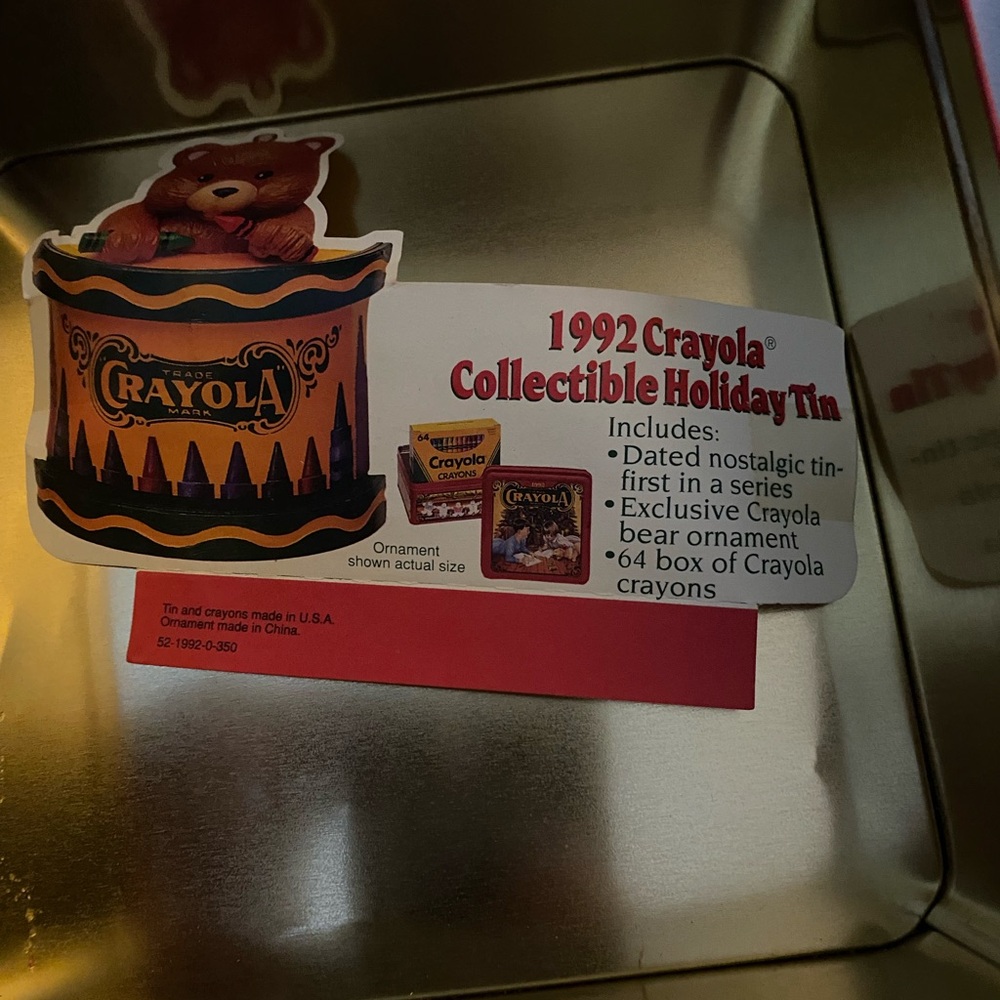 Vintage Crayola Tin